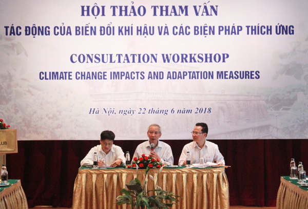 Hội thảo tham vấn tác động của biến đổi khí hậu và các biện pháp thích ứng